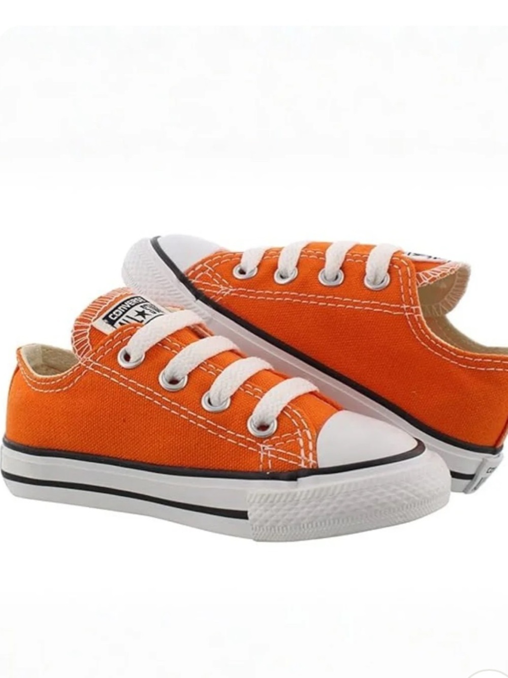 •CONVERSE• Chuck Taylor All Star 739798C Infant Shoes Sneakers - Orange >> NIB